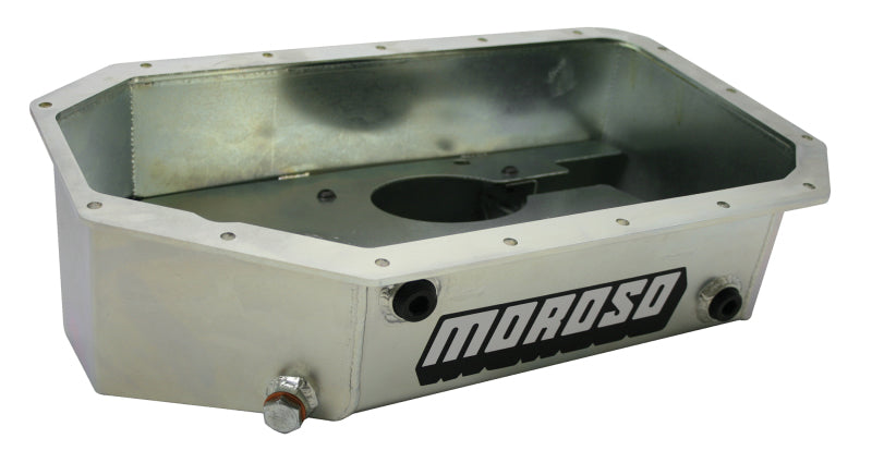 20915  Moroso Acura/Honda K Series Swap Road Race Baffled Extra Capacity 5.5in Steel Oil Pan