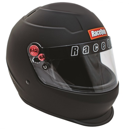 276995 Casque / Helmet Racequip Flat Black PRO20 SA2020 Large