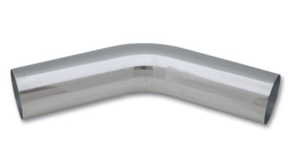 VIB 2890 Vibrant 3.5in O.D. Universal Aluminum Tubing (45 degree bend) - Polished