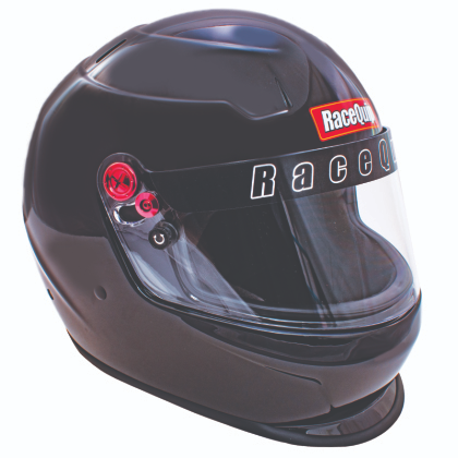 276006 Racequip Gloss Black Casque / Helmet PRO20 SA2020 XL